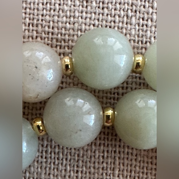 22 inch Mixed Jade beads Patina made Necklace NWOT - Picture 13 of 16